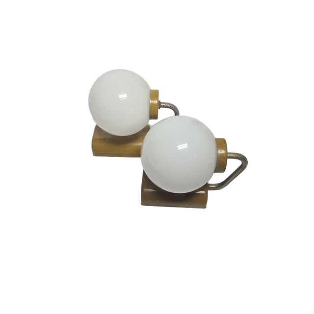 Metal Vintage Sconces, Poland, 1970s, Set of 2 For Sale - Image 7 of 11