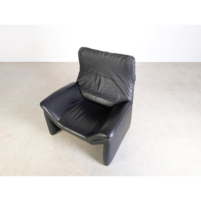 Chair in Leather Black from De Sede For Sale - Image 9 of 12