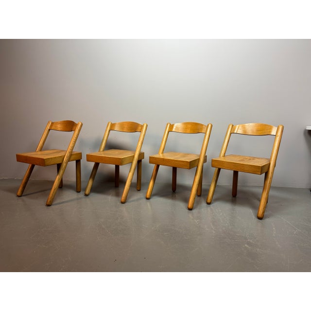 1970s Mid-Century Brutalist Dining Chairs by Pamio & Toso for Stilwood, Italy, 1972, Set of 4 For Sale - Image 5 of 8