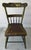 19th century original painted plank bottom chairs from Pennsylvania with birds, fruit and flowers circuit 1860