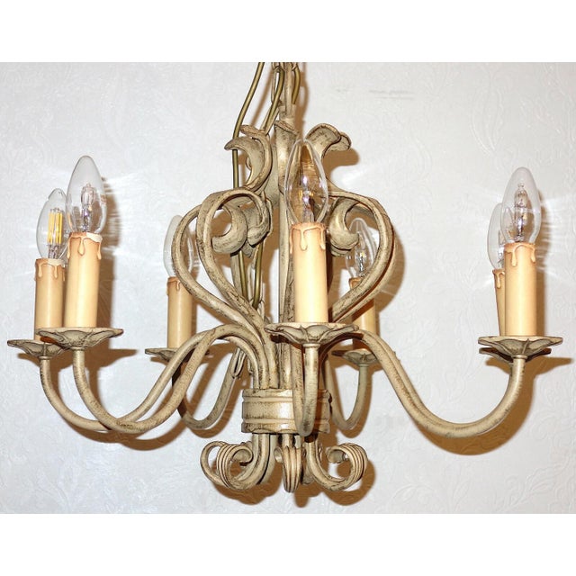 Wrought Iron Ceiling Lamp from Koch & Sons, 1960s For Sale - Image 6 of 10