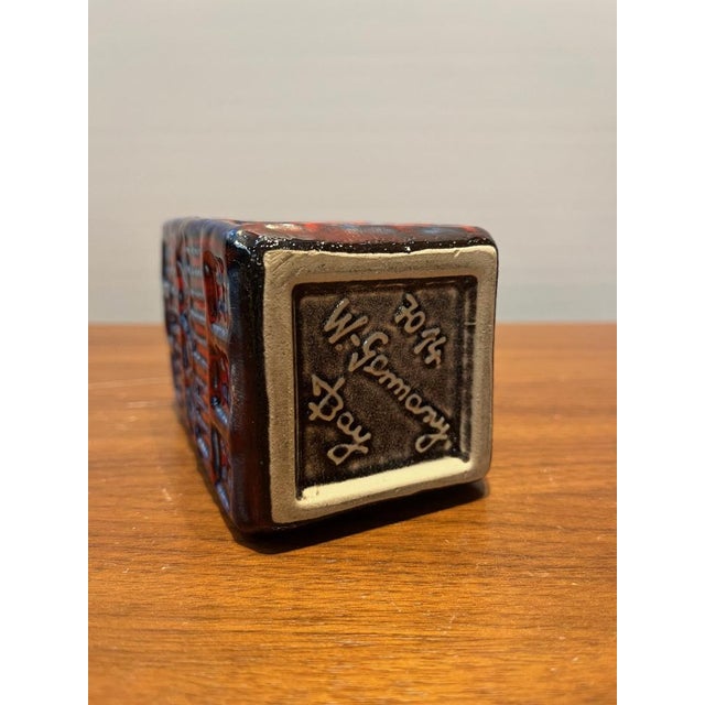 Blue Model 70-14 Vase from Bay Keramik, Germany, 1960s For Sale - Image 8 of 9