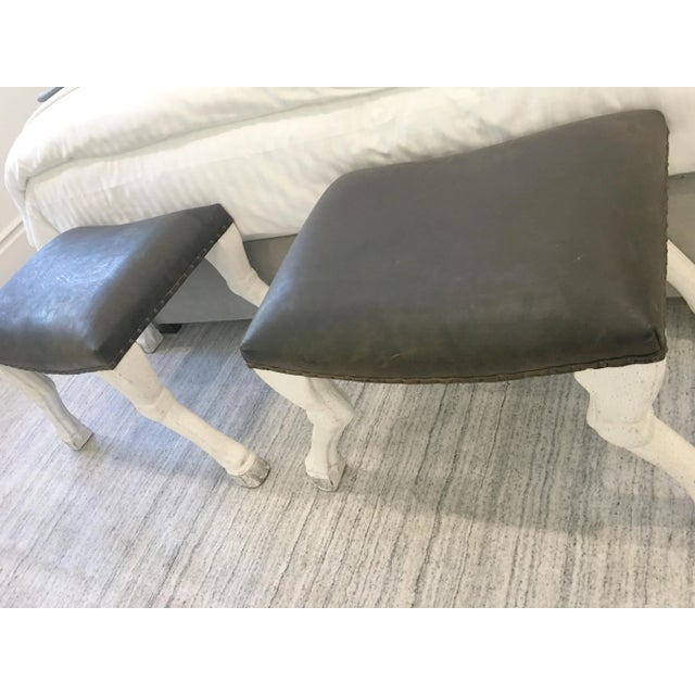 Gray Exquisite Rugs Creil Hand loom Bamboo/Silk Gray Rug-10'x14' For Sale - Image 8 of 11