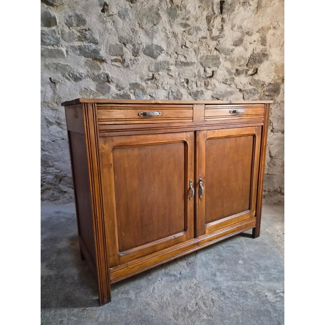Rustic Rustic French Country Sideboard in Wood, 1950 For Sale - Image 3 of 18