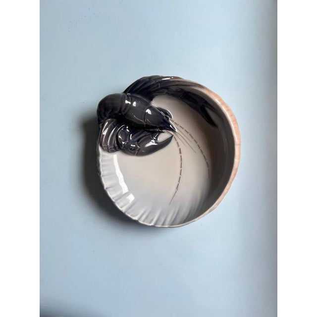 Type 3277 Lobster Bowl by Erik Nielsen for Royal Copenhagen For Sale - Image 5 of 8