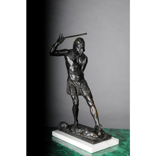 Antique Bronze Sculpture by G. Hengstenberg, 1900 For Sale - Image 10 of 18