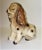 Rustic Vintage 1960s Hand Painted Napco Small Ceramic Dog Planter Made in Japan For Sale - Image 3 of 9