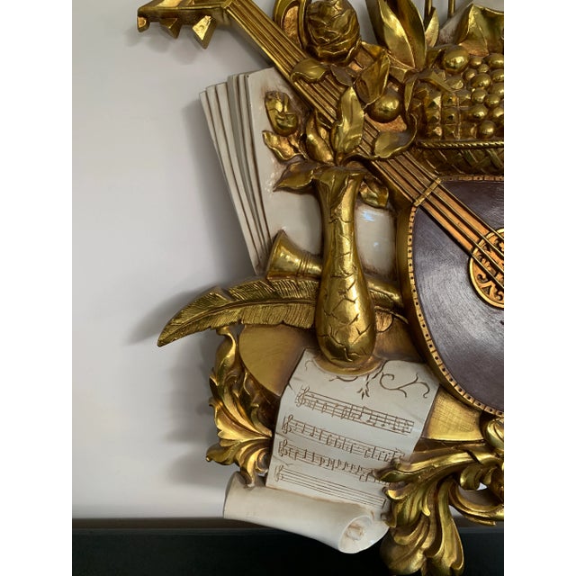 Vintage Syroco Musical Instruments Wall Hanging For Sale In Phoenix - Image 6 of 9