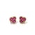 Gemstone Bochic "Orient" Vintage Retro Diamond & Ruby & Set In 18K Gold & Silver For Sale - Image 7 of 18