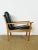 1960s Scandinavian Armchair in Teak and Black Leather, 1960s For Sale - Image 5 of 11
