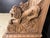 Antique French Carved Oak Bench with Tavern Scene, 1850 For Sale - Image 16 of 18