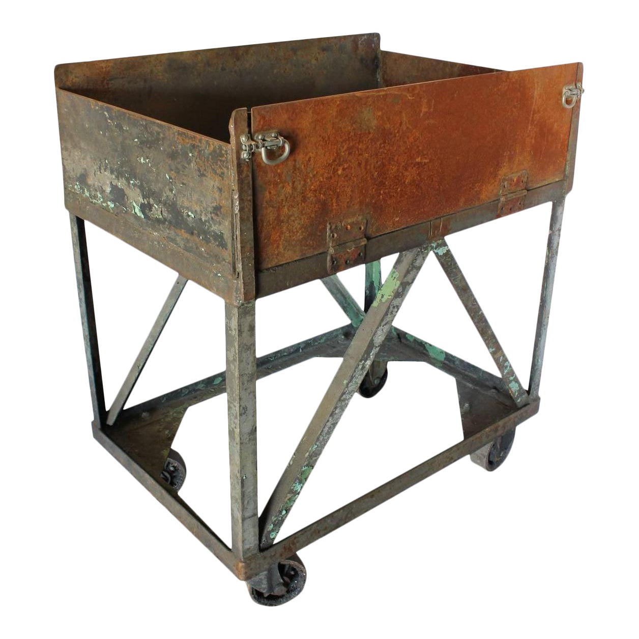 Vintage American Metal Bar Cart Chairish