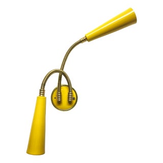 2-Light Sputnik Wall Lamp with Adjustable Arms, 1960s For Sale