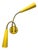 2-Light Sputnik Wall Lamp with Adjustable Arms, 1960s For Sale