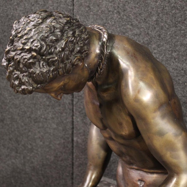 1920s Italian Artist, Sculpture of Dying Gaul, 1920, Bronze For Sale - Image 5 of 13