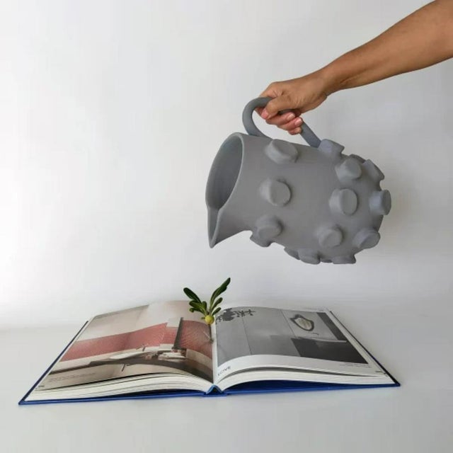Not Yet Made - Made To Order Popcorn Jug Sculpture in Ceramic by Liliana Silva For Sale - Image 5 of 7