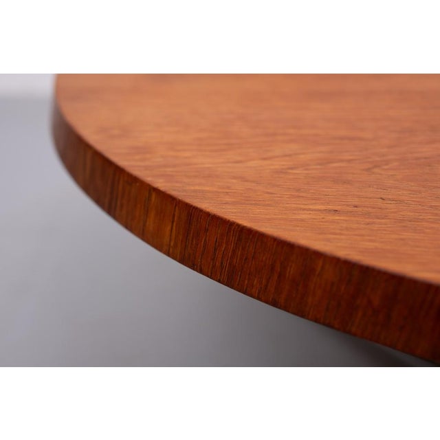 Wood Round Coffee Table in Teak from Ilse Mōbel, 1960s For Sale - Image 7 of 9