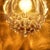 Mid-Century Modern Amber Bubble Glass Pendant Light by Helena Tynell for Limburg, Germany, 1960s For Sale - Image 3 of 8