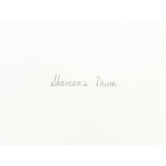 Kavavaow Mannomee "Shaman's Drum" Lithograph, 1995 For Sale - Image 9 of 10