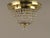 Brass Ceiling Light with Faceted Crystal Glass Beads, France, 1920s For Sale - Image 10 of 10