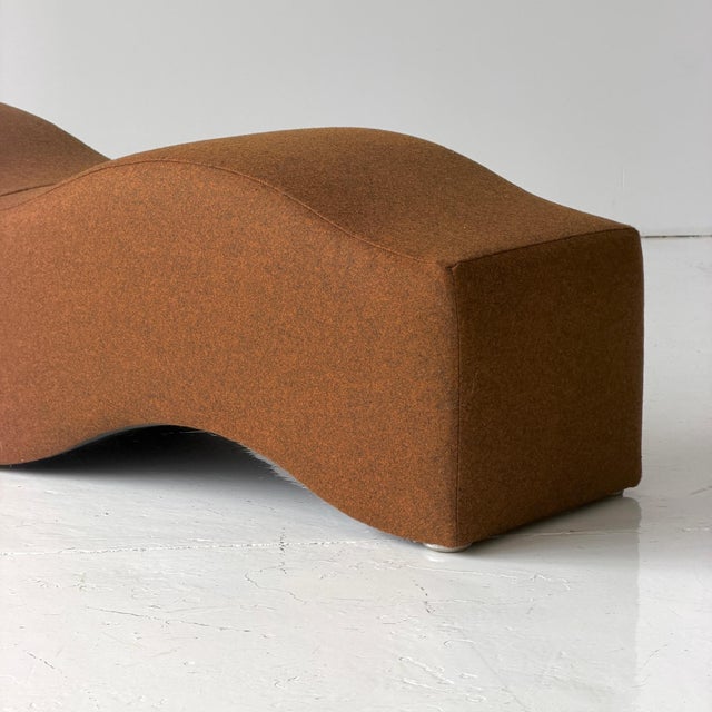 c. 1990s. USA. reupholstered in Maharam felted wool This piece is attributed to the mentioned designer/maker. It has no...