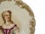 19thC Sèvres Marked Portrait Plate Madame Du Barry Signed Debrie Made in France c.1890-1910 Approx. 1" High x 9 1/2"...