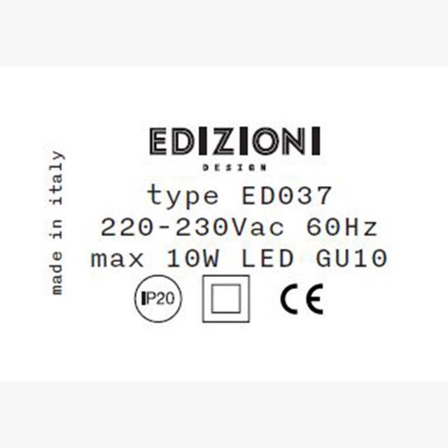 ED37.02 Pendant Lamp by Edizioni Design For Sale - Image 10 of 11