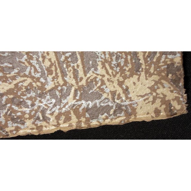 Impressionist Ted Thomas "Silver Lining I" Hand Signed & Numbered Fine Art Serigraph of Trees For Sale - Image 3 of 3