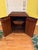 Beautiful Victorian Antique Oak sewing machine cabinet which could be used as an end table, small chest or bath vanity...