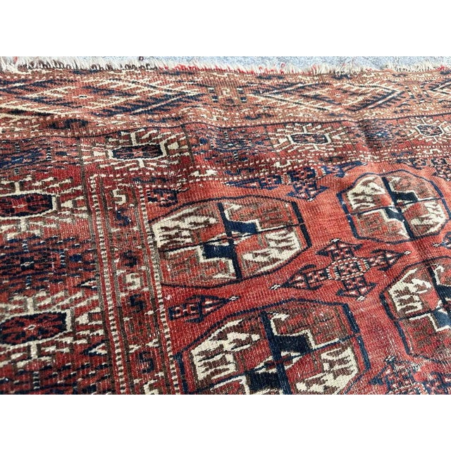 Turkmen Bokhara Rug, 1890s For Sale - Image 14 of 18