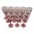 Libbey Pink Plum Wine Glasses, Brand New - S/12 For Sale