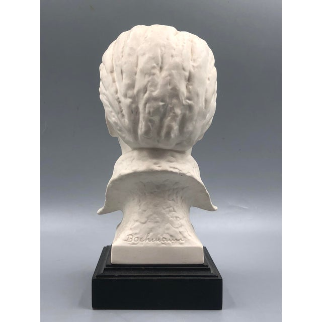 Bisque Porcelain Elvis Presley Bust on Base by Bochmann for Goebel, 1980s For Sale - Image 4 of 9