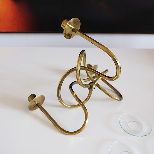 Vintage Candleholder by Josef Frank for Swedish Tenn, 1930s For Sale - Image 3 of 6