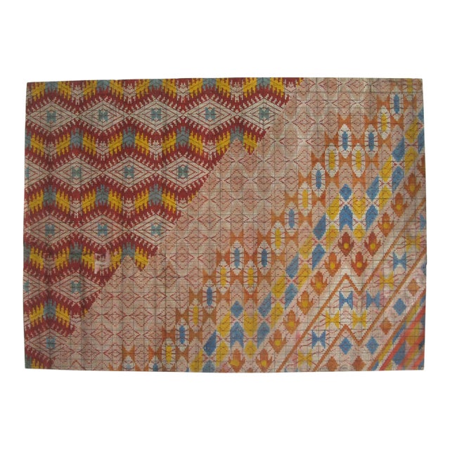 Antique French Textile Design For Sale