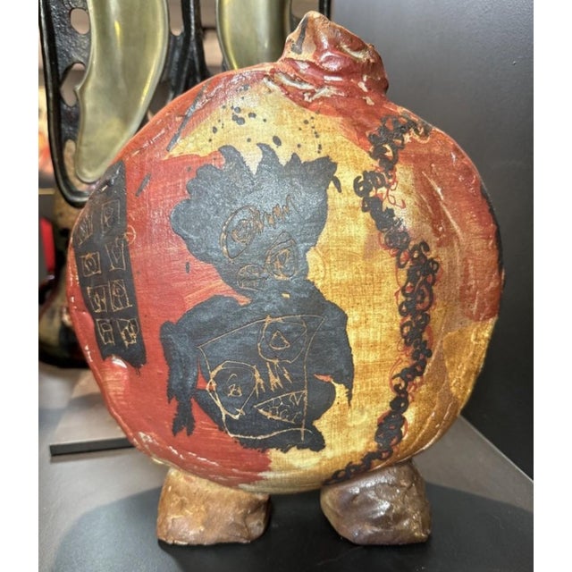 Ceramic Ceramic Gourd Vase by Fred Garcia for La Borne, 1990s For Sale - Image 7 of 8