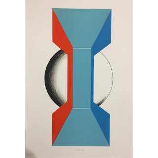 Kumi Sugar - October: The Silence with 2 Lithograph - 1970 For Sale