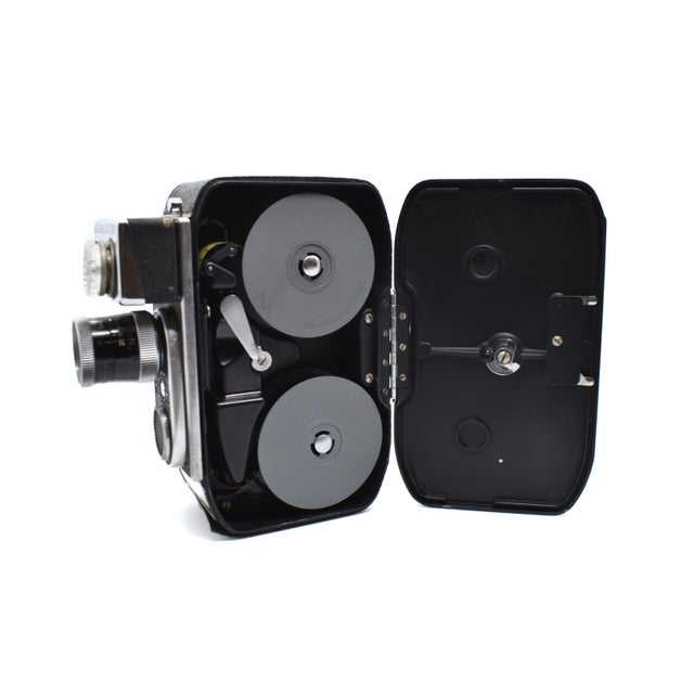 Mid 20th Century Paillard Bolex B8l 8mm Wind-Up Film Camera Made in Switzerland For Sale - Image 10 of 10