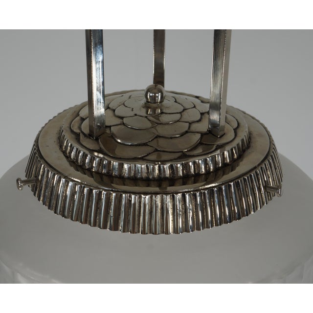 Silver French Art Deco Pendant by Lorrain Daum 1930 France - 4 Available For Sale - Image 8 of 13