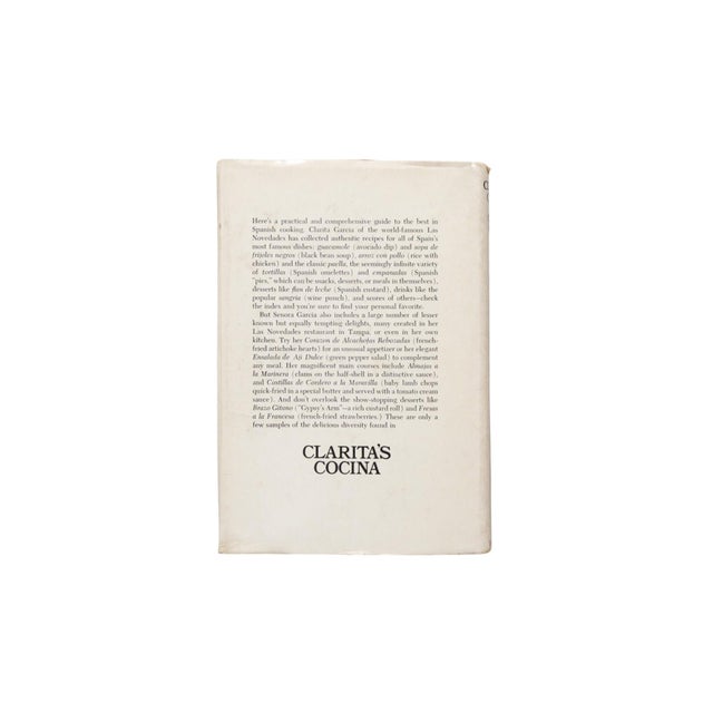 Clarita's Cocina, Great Traditional Recipes From a Spanish Kitchen 1970 For Sale In Tampa - Image 6 of 6