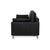 Vida 2-Seater Sofa in Black Leather from Rolf Benz For Sale - Image 11 of 12