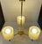 Scandinavian Modern Chandelier in Brass and Waffle Glass, 1960s For Sale - Image 6 of 10