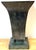 Monumental French Moderne Verdigris Bronze Vase , Manner of Gilbert Poillerat For Sale - Image 11 of 18