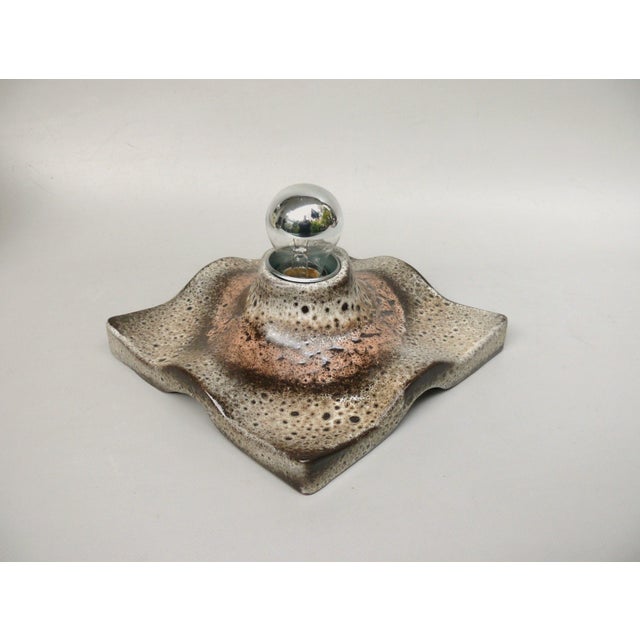 Wall Lights in Ceramic and Fat Lava by Martin Müller, 1970s, Set of 2 For Sale - Image 11 of 18
