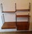 Mid-Century Minimalist Shelf System with Desk, Shelves, Closet and Drawers in Teak, 1960s For Sale - Image 4 of 11