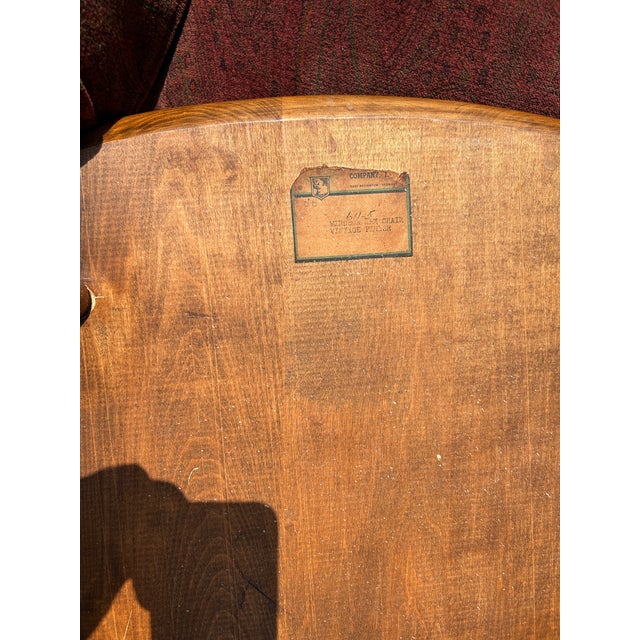 1960's Hale East Arlington Vt Windsor Arm Chair For Sale In New York - Image 6 of 8