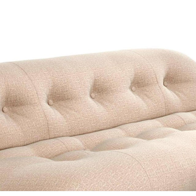 Gold Soriana Two-Seater Sofa by Afra and Tobia Scarpa for Cassina For Sale - Image 8 of 17