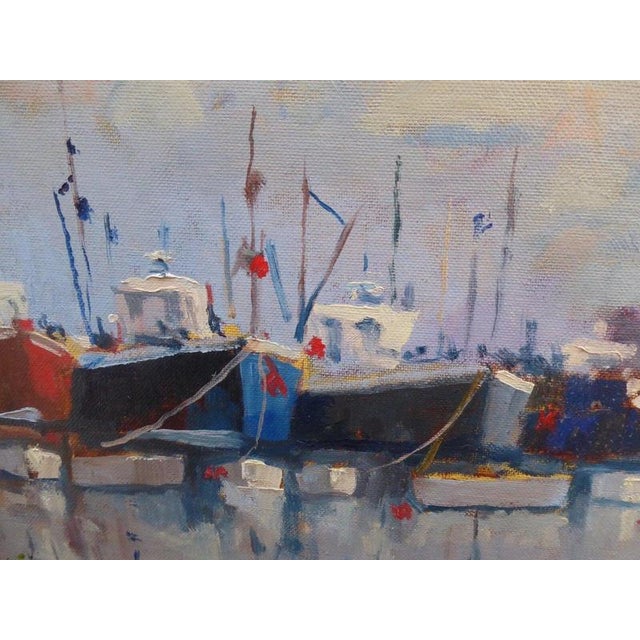 Charles Smith, Wapping Group, 1960s, Oil Painting on Board, Framed For Sale - Image 13 of 18