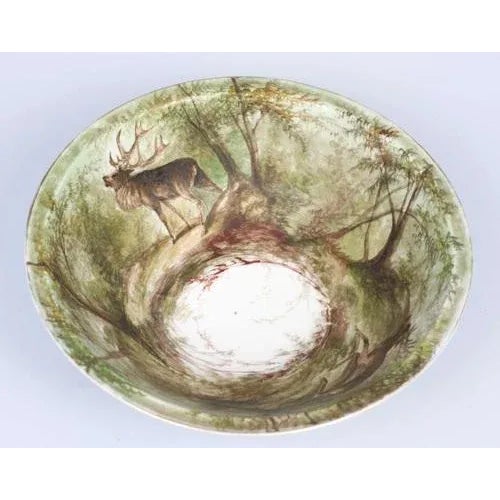 Painted Water Jug with a Bowl For Sale - Image 4 of 11