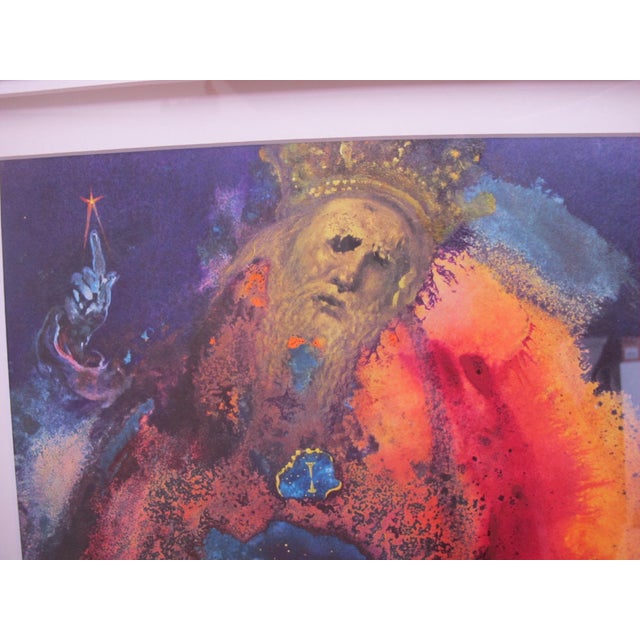 Salvador Dali Framed Lithograph Signed in Plate Vanity of Vanities With Coa For Sale - Image 4 of 11