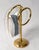 Mid-Century Modern Hollywood Regency Free Standing Solid Brass Double Ring Hand Towel Holder For Sale - Image 3 of 14